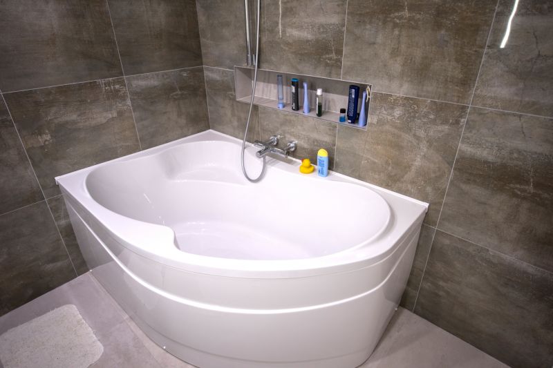 Large Bathtub Installation